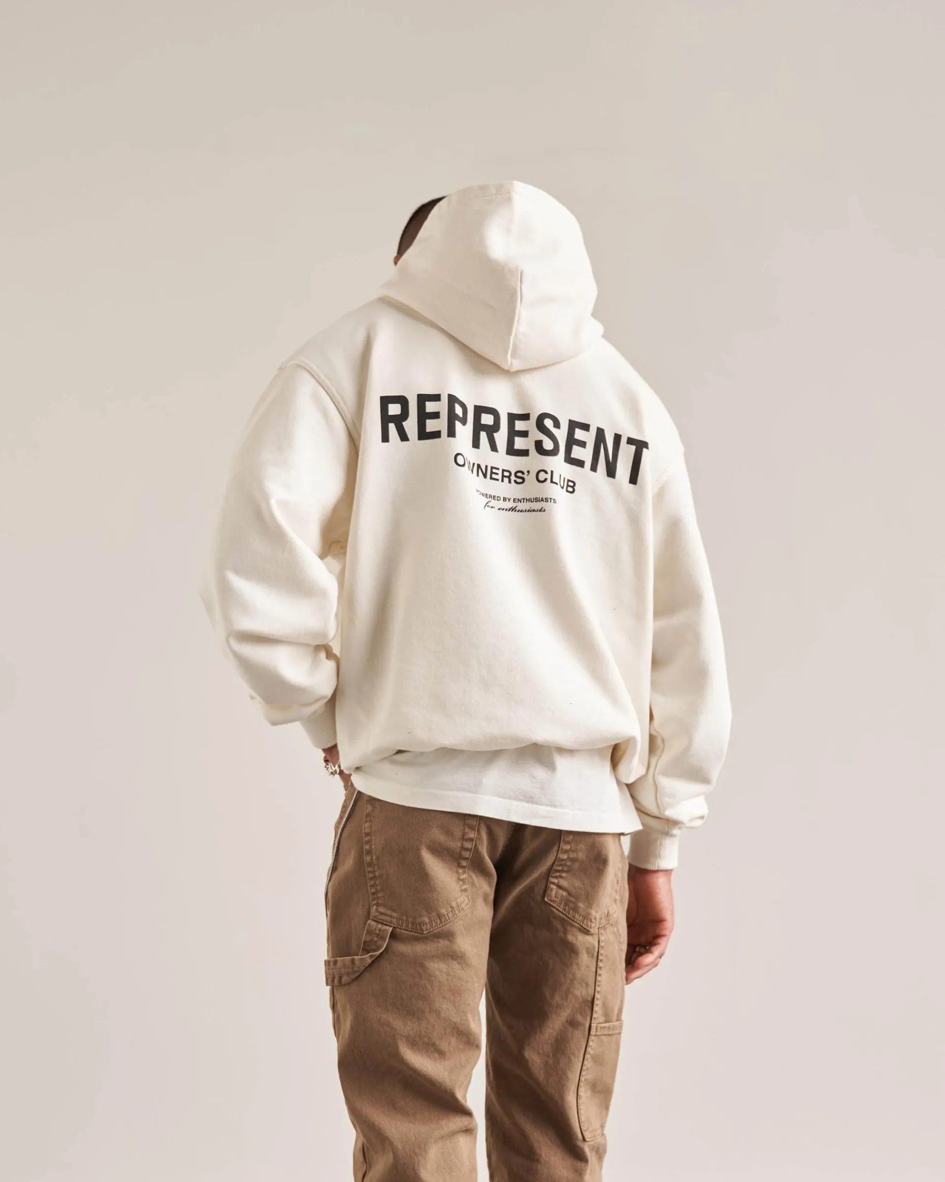 Represent Owners Club Hoodie - Flat White> Hoodies