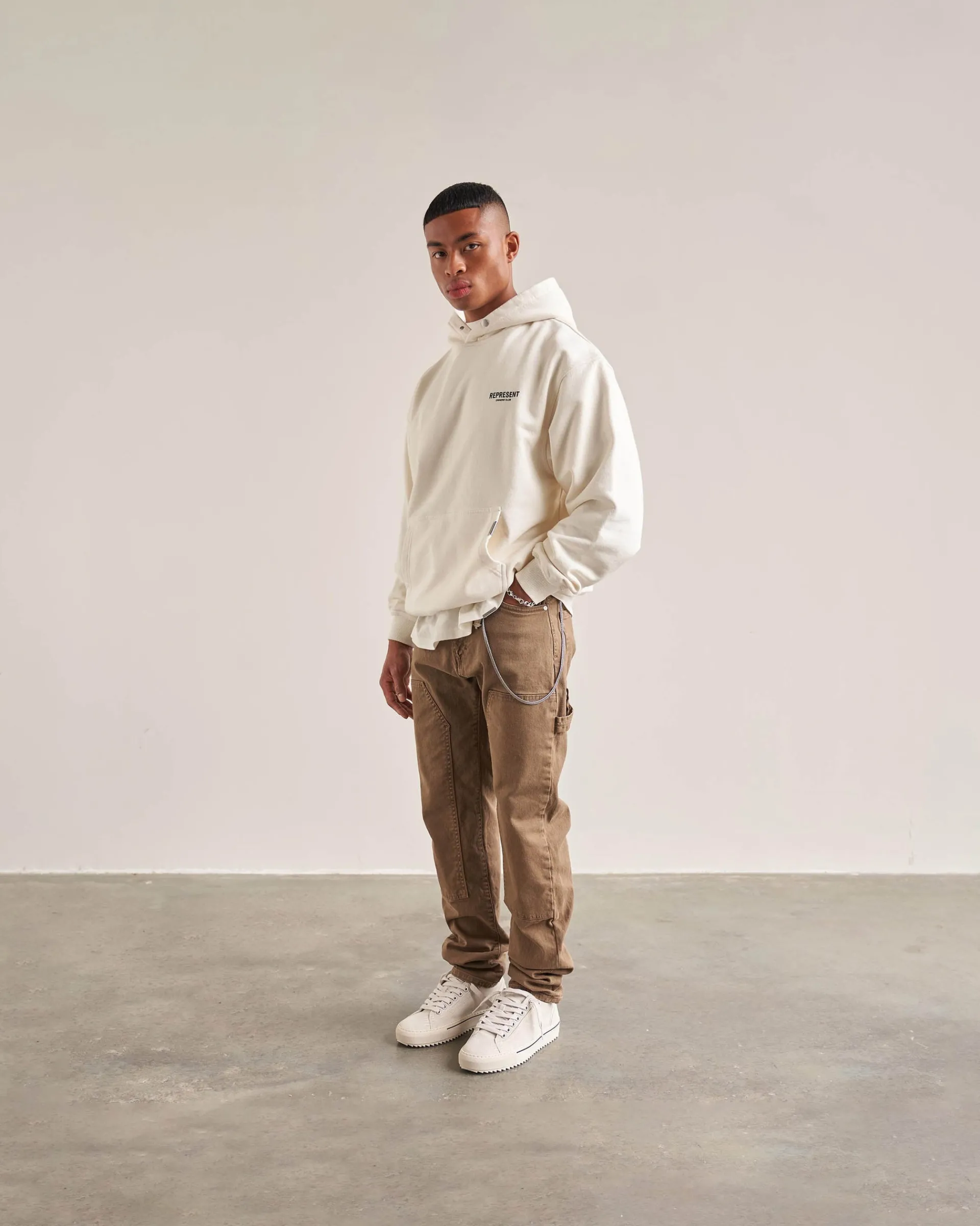 Represent Owners Club Hoodie - Flat White> Hoodies
