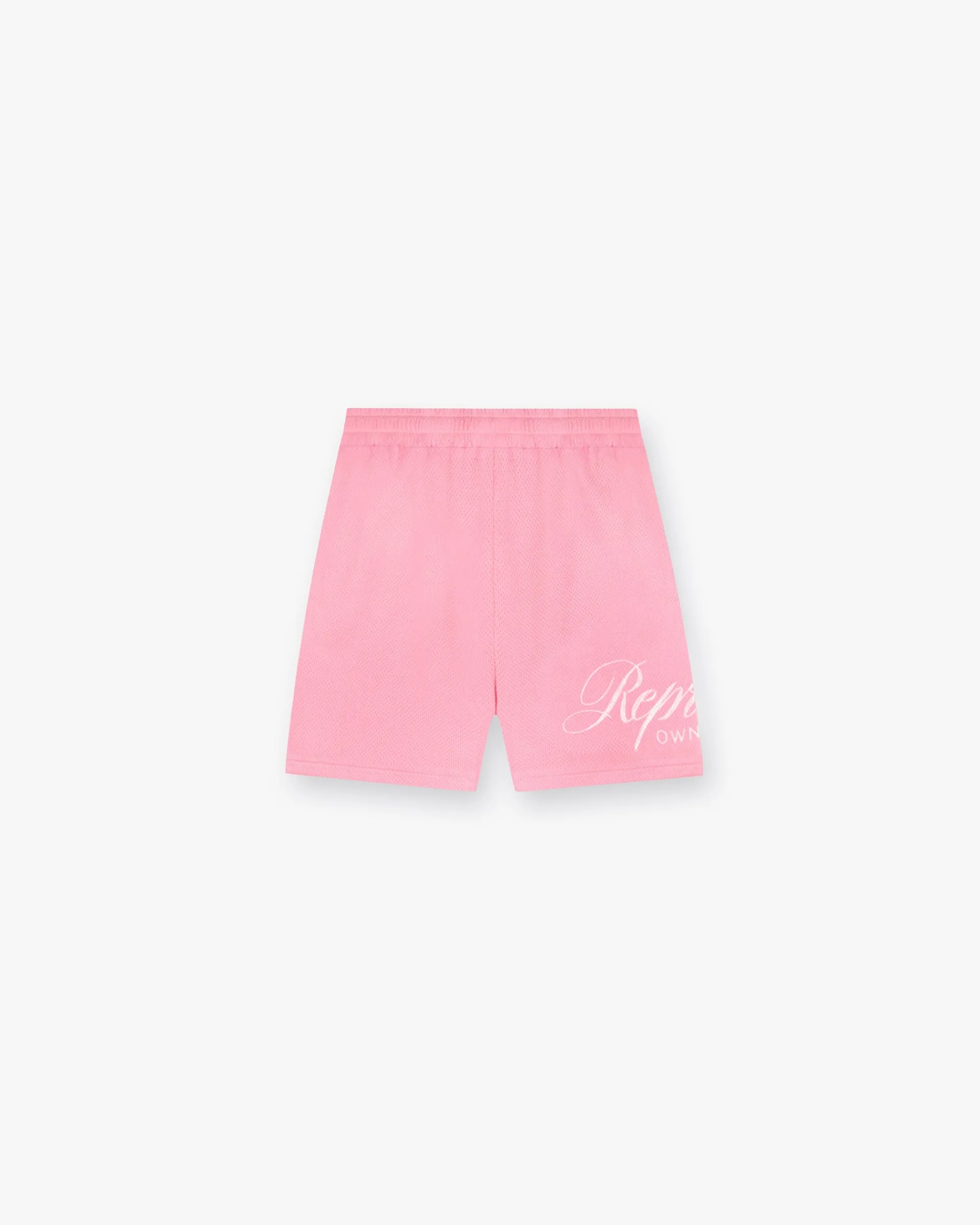 Represent Owners Club Script Mesh Shorts -> Shorts