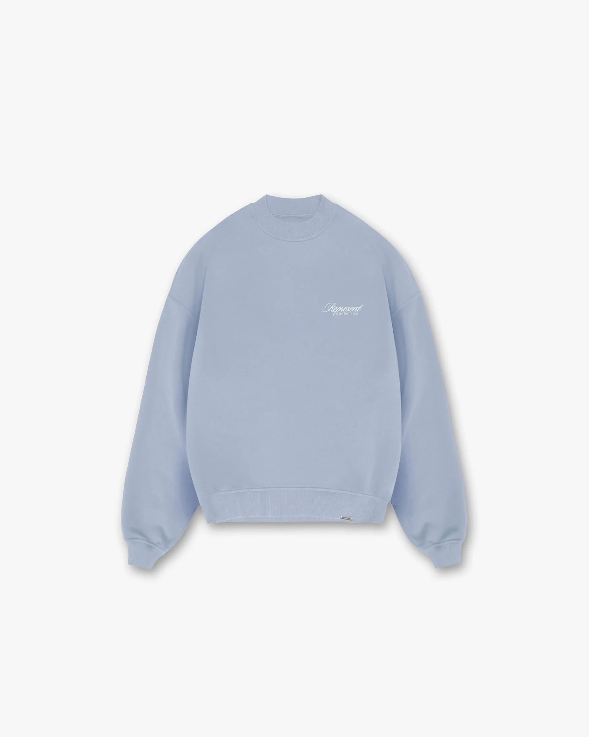 Represent Owners Club Script Sweater - Dusty Blue> Sweaters