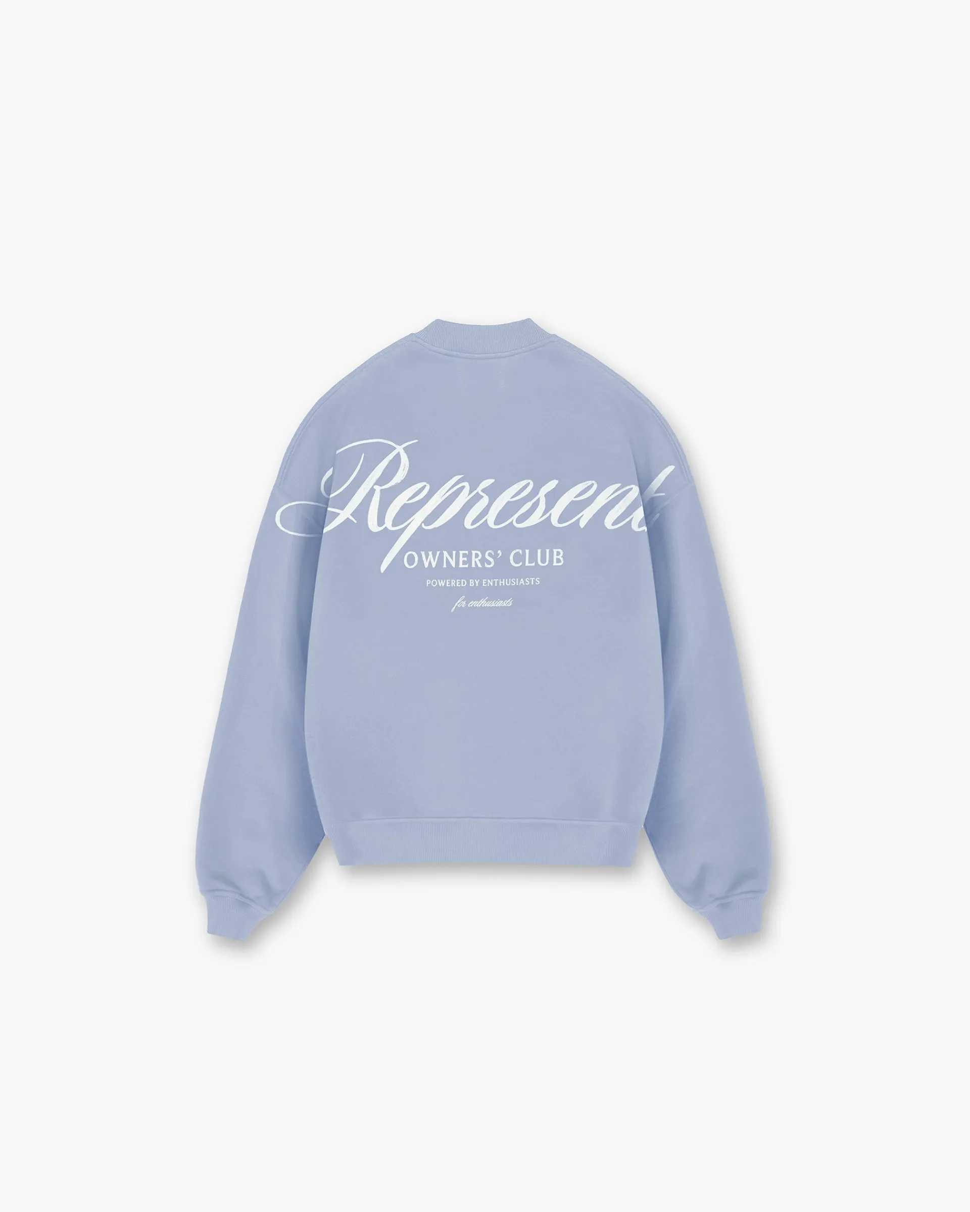 Represent Owners Club Script Sweater - Dusty Blue> Sweaters
