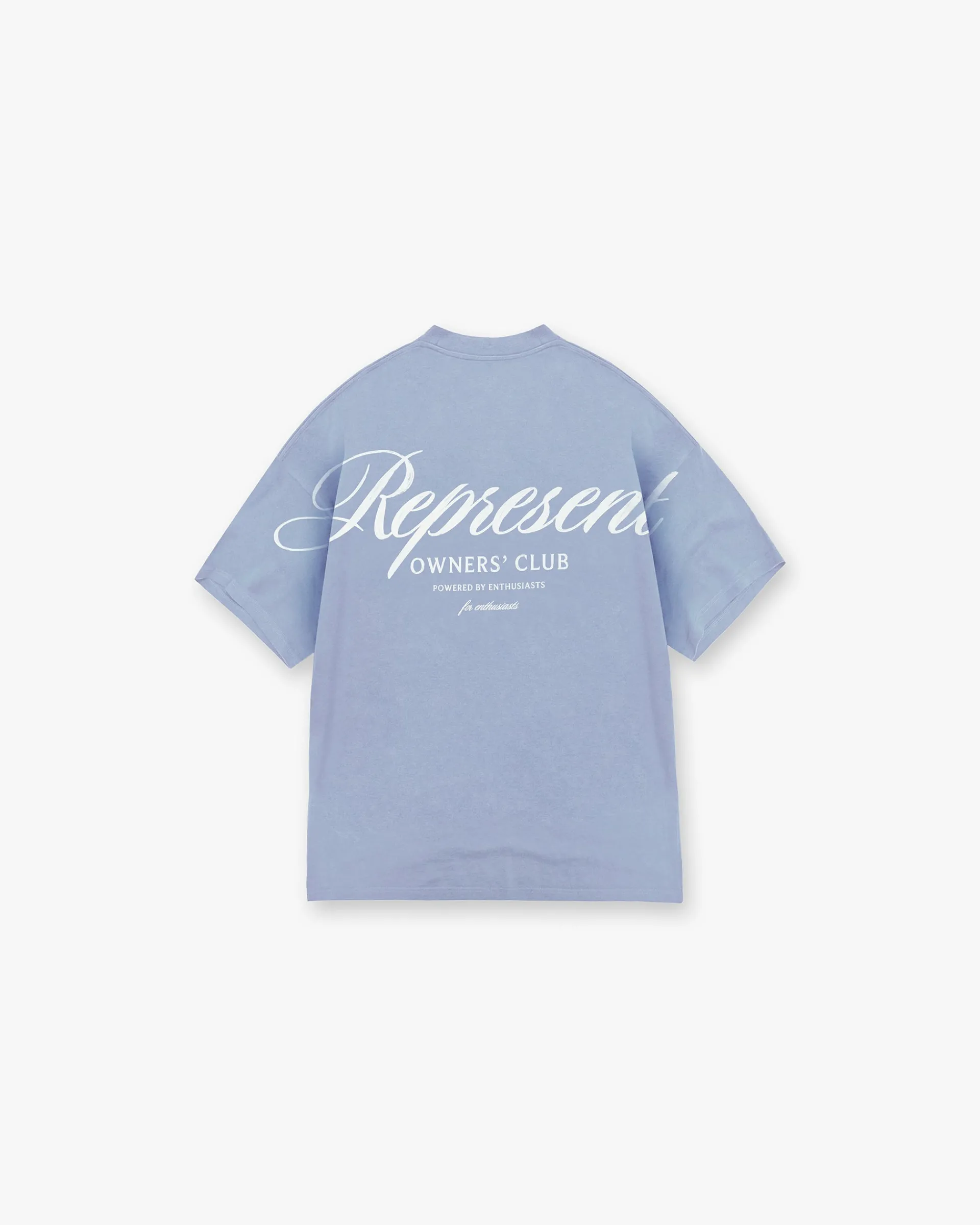 Represent Owners Club Script T-Shirt - Dusty Blue> T-Shirts