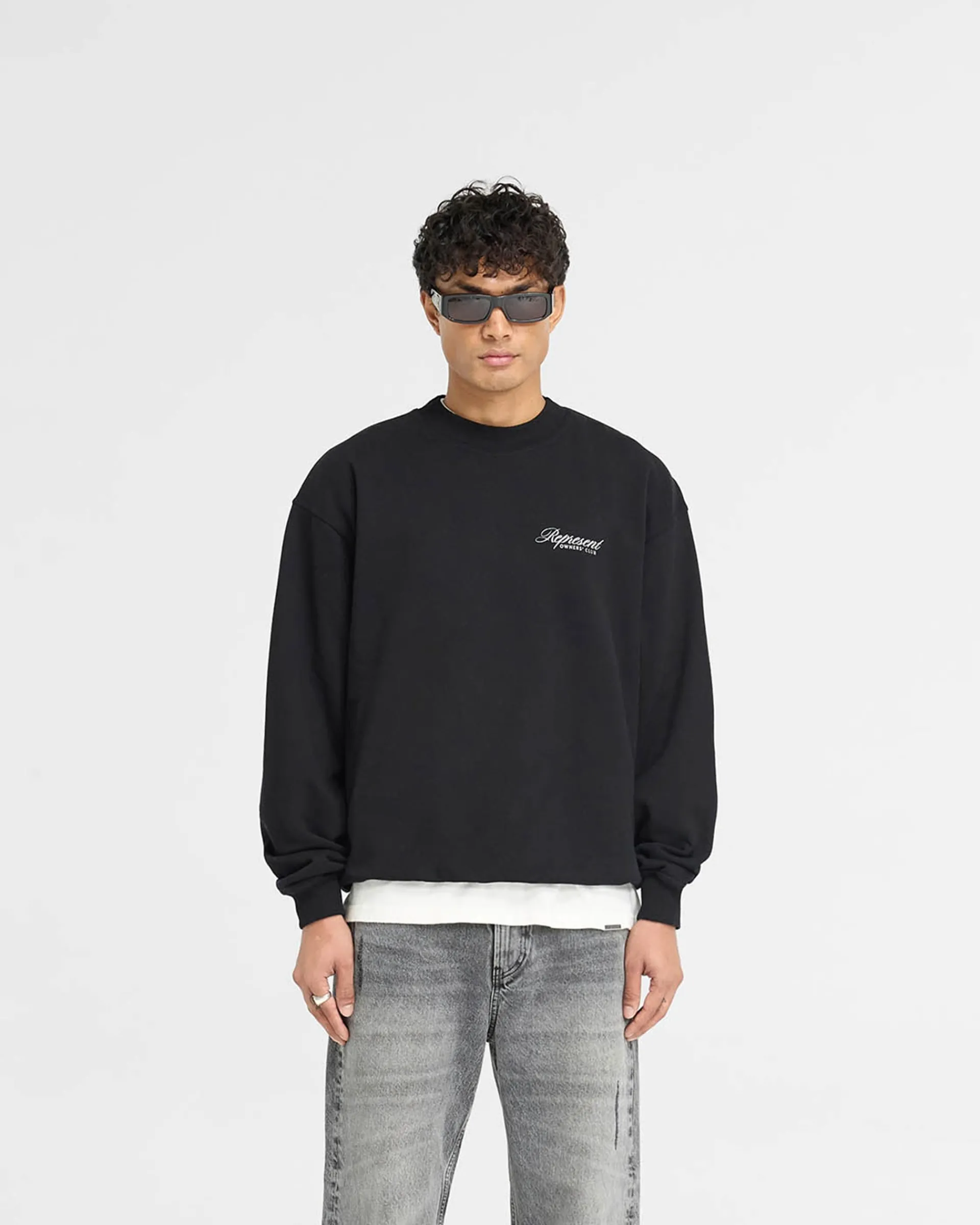 Represent Owners Club Script Sweater -> Sweaters