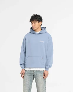 Represent Owners Club Script Hoodie - Dusty Blue><noscript><img width=