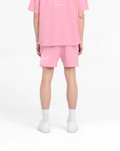 Represent Owners Club Script Mesh Shorts -><noscript><img width=