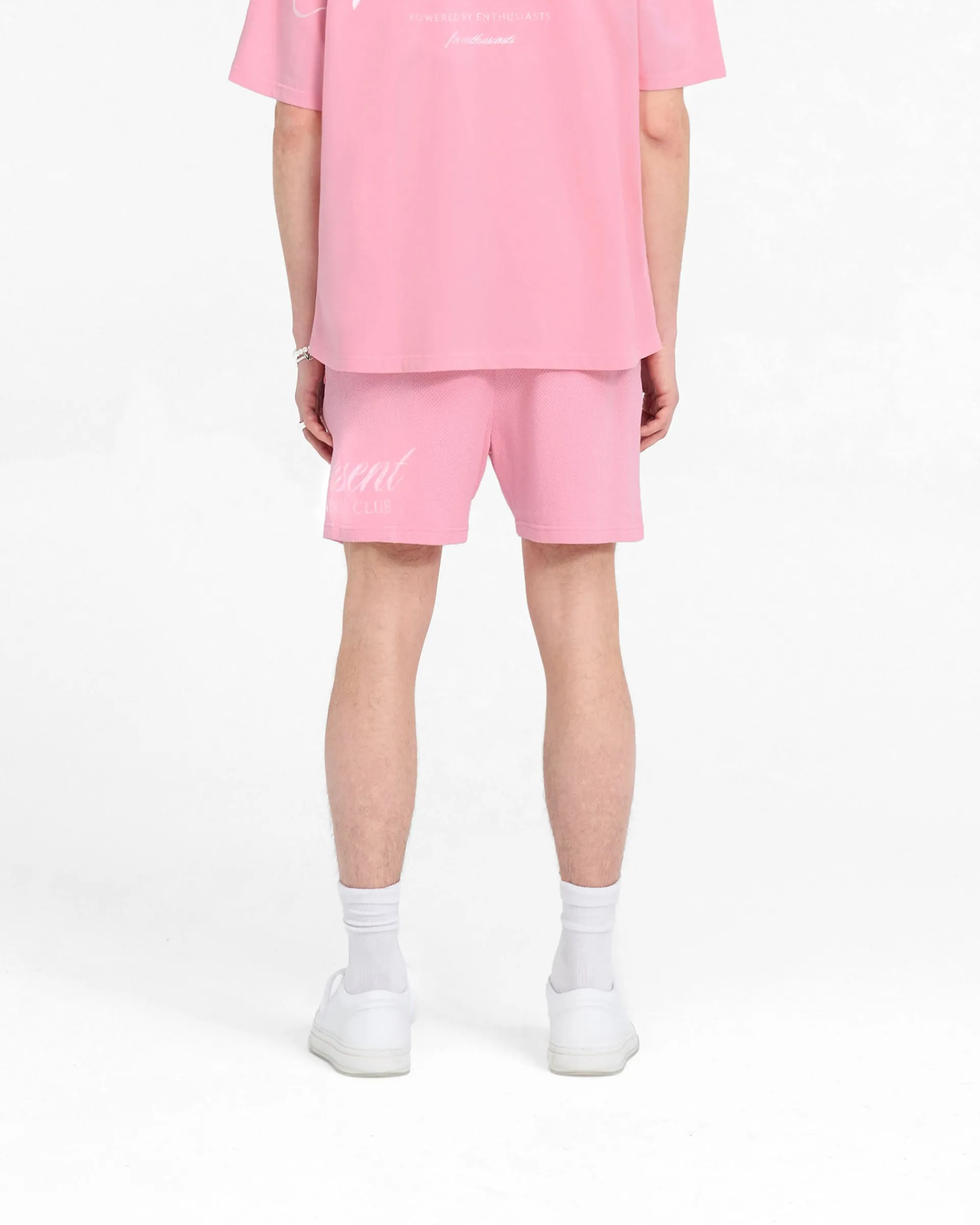 Represent Owners Club Script Mesh Shorts -> Shorts