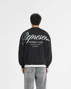 Represent Owners Club Script Sweater -><noscript><img width=