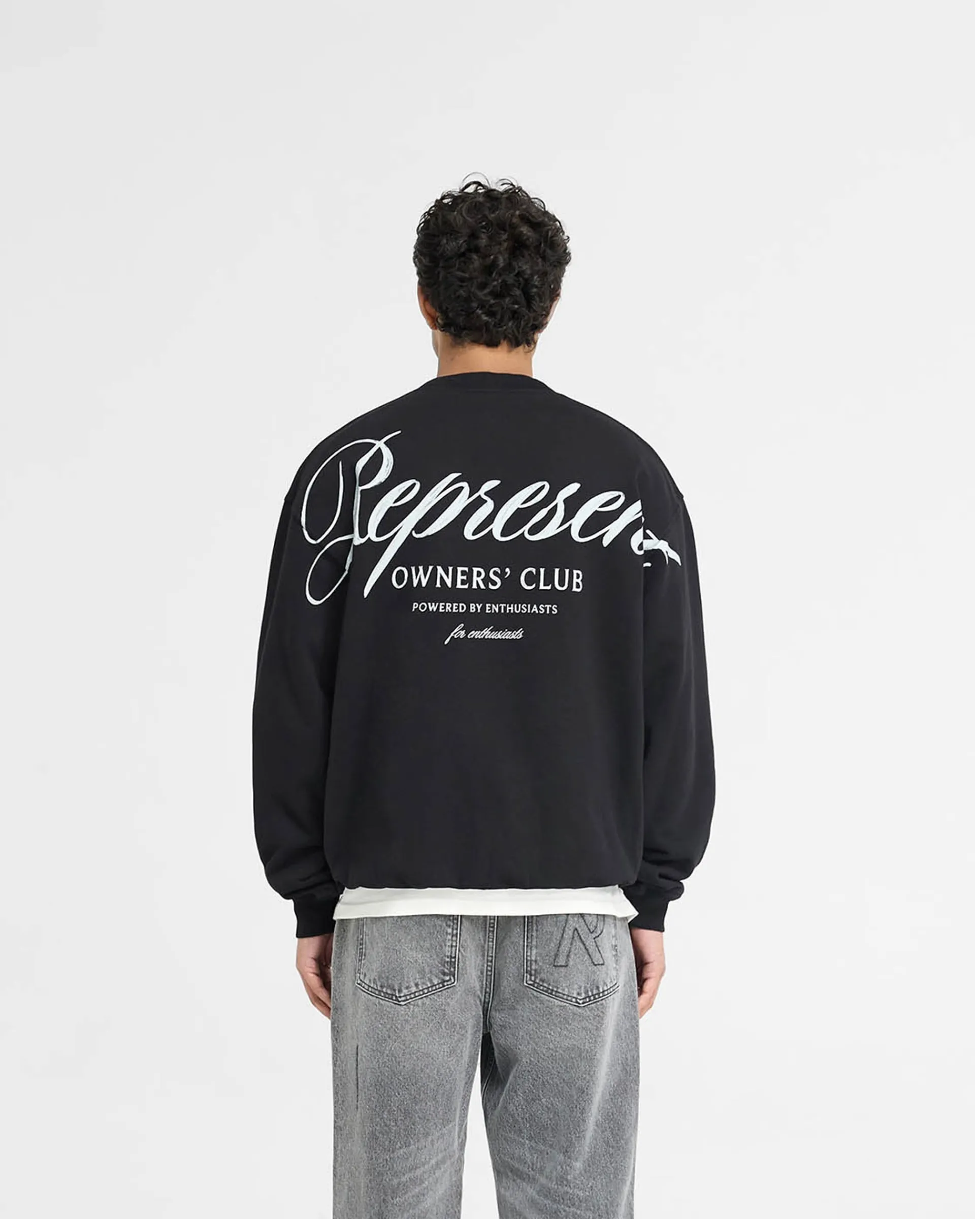 Represent Owners Club Script Sweater -> Sweaters