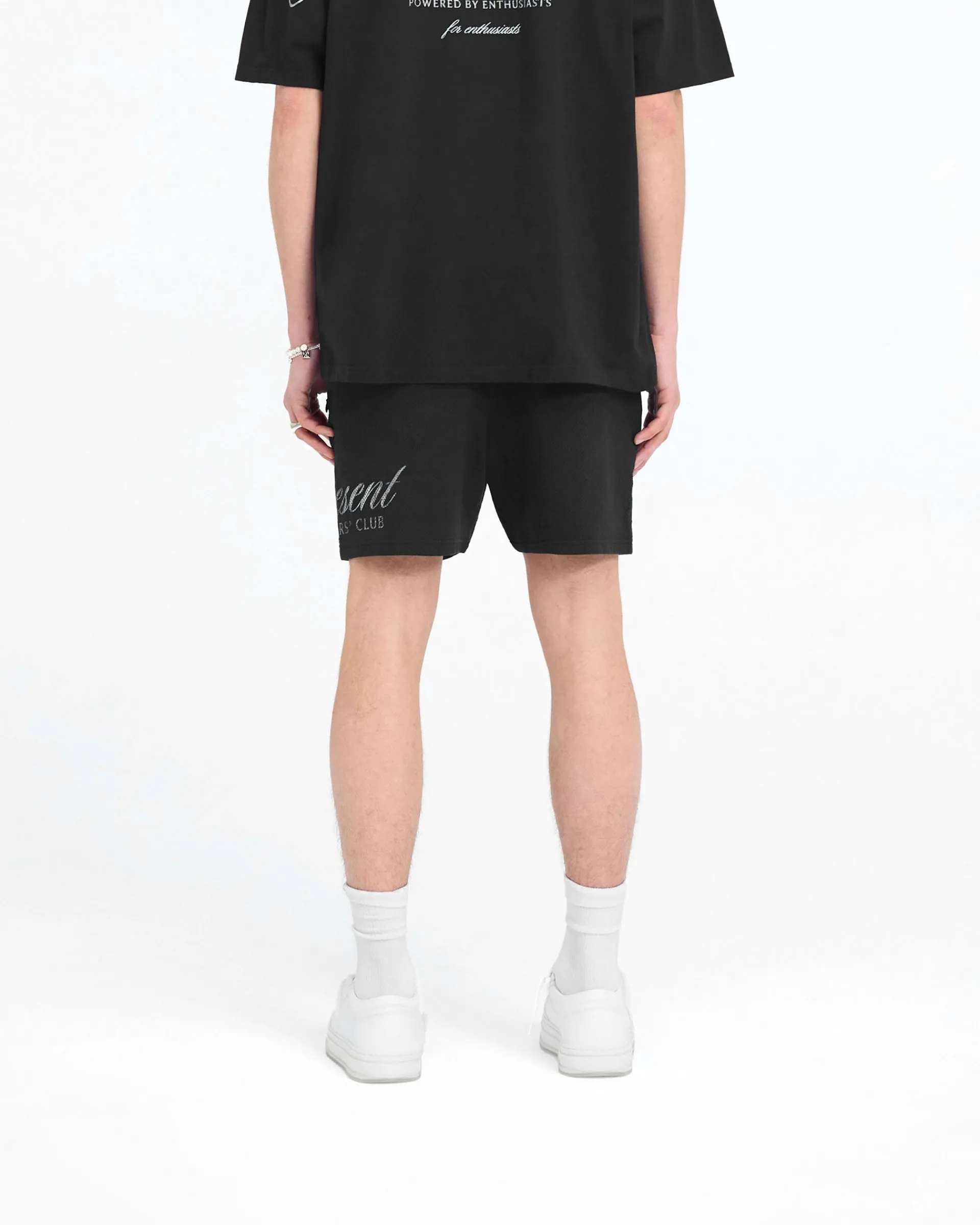 Represent Owners Club Script Mesh Shorts -> Shorts