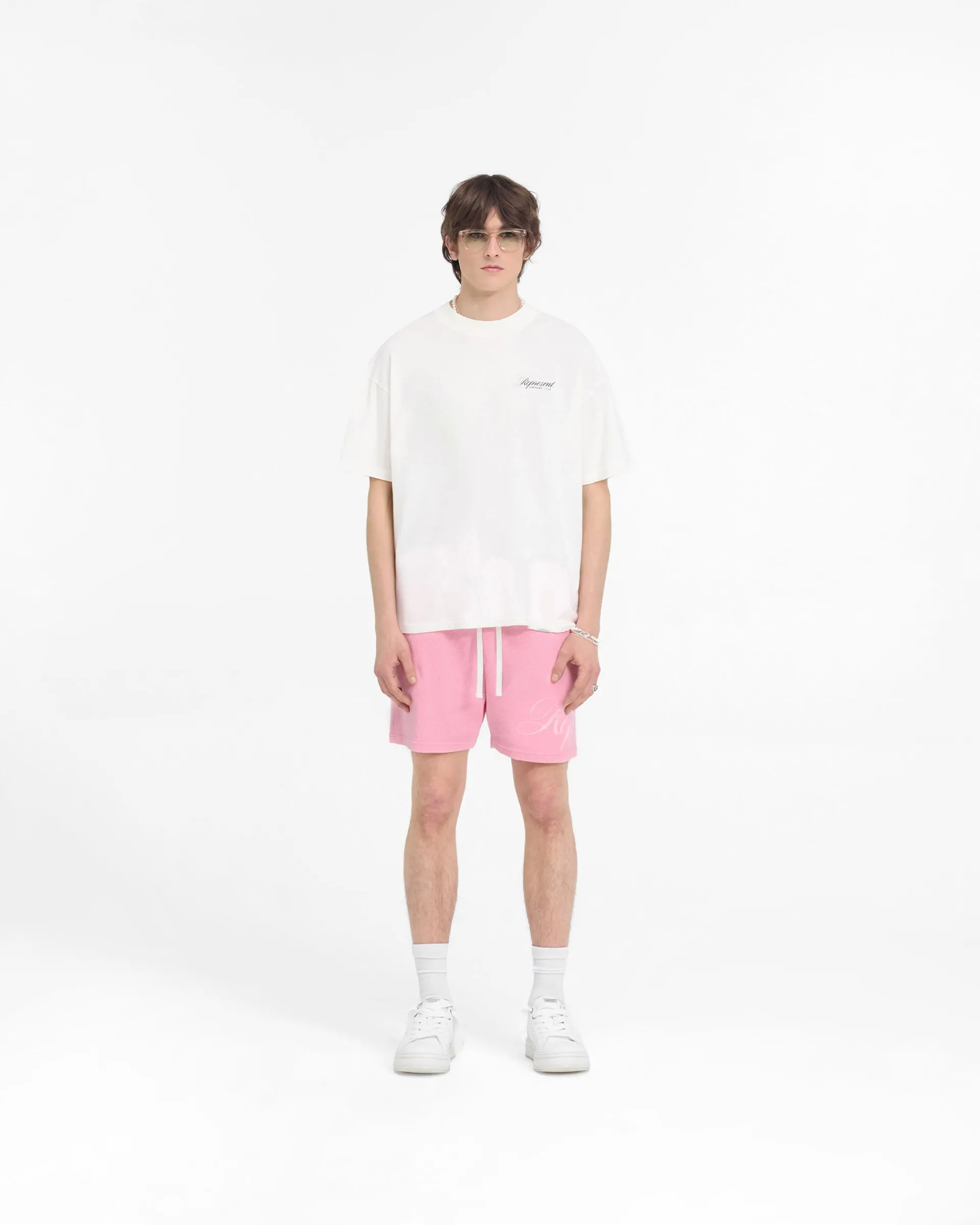 Represent Owners Club Script T-Shirt - Flat White> T-Shirts