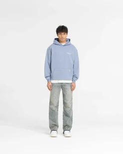 Represent Owners Club Script Hoodie - Dusty Blue><noscript><img width=
