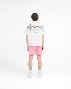 Represent Owners Club Script T-Shirt - Flat White><noscript><img width=