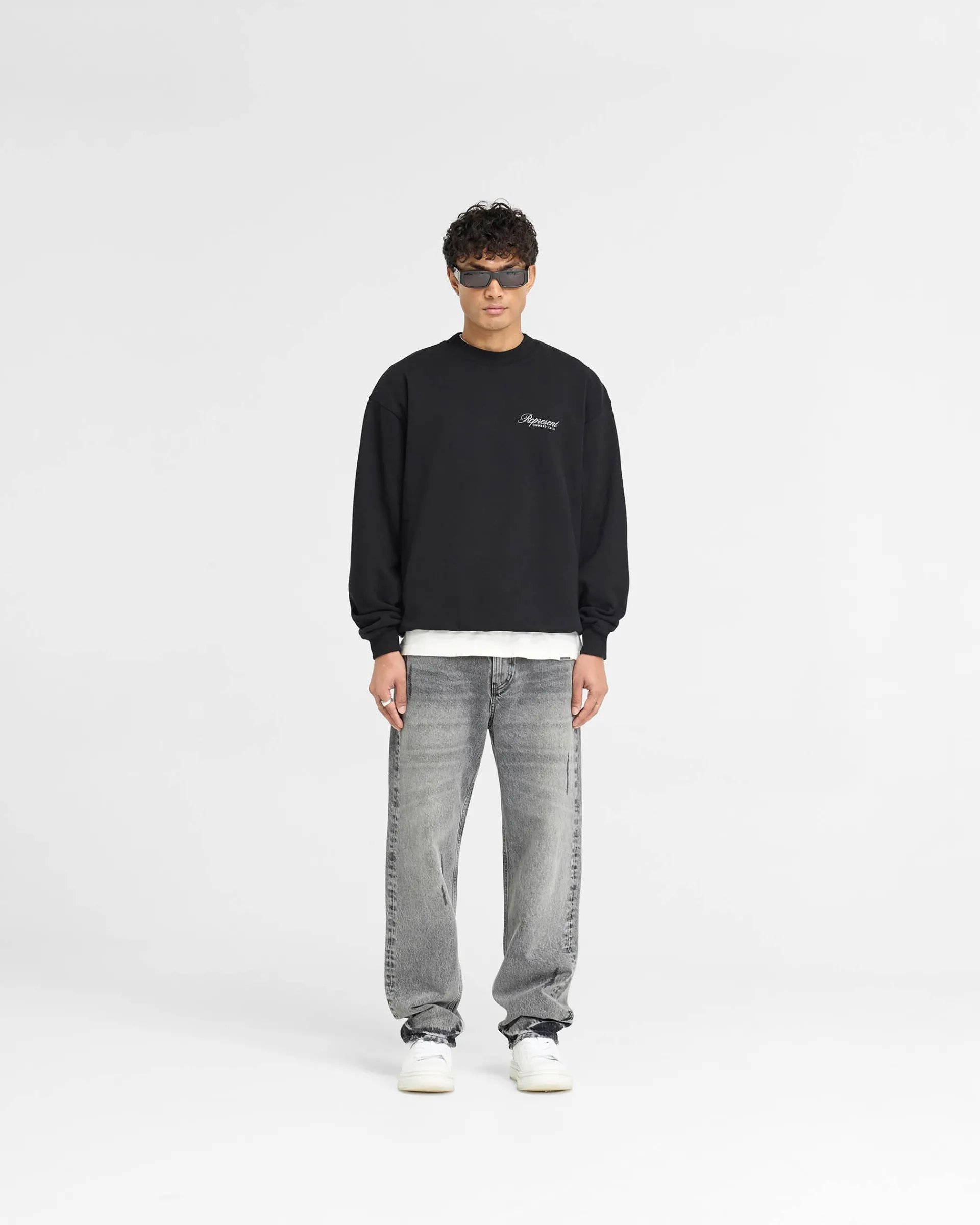 Represent Owners Club Script Sweater -> Sweaters
