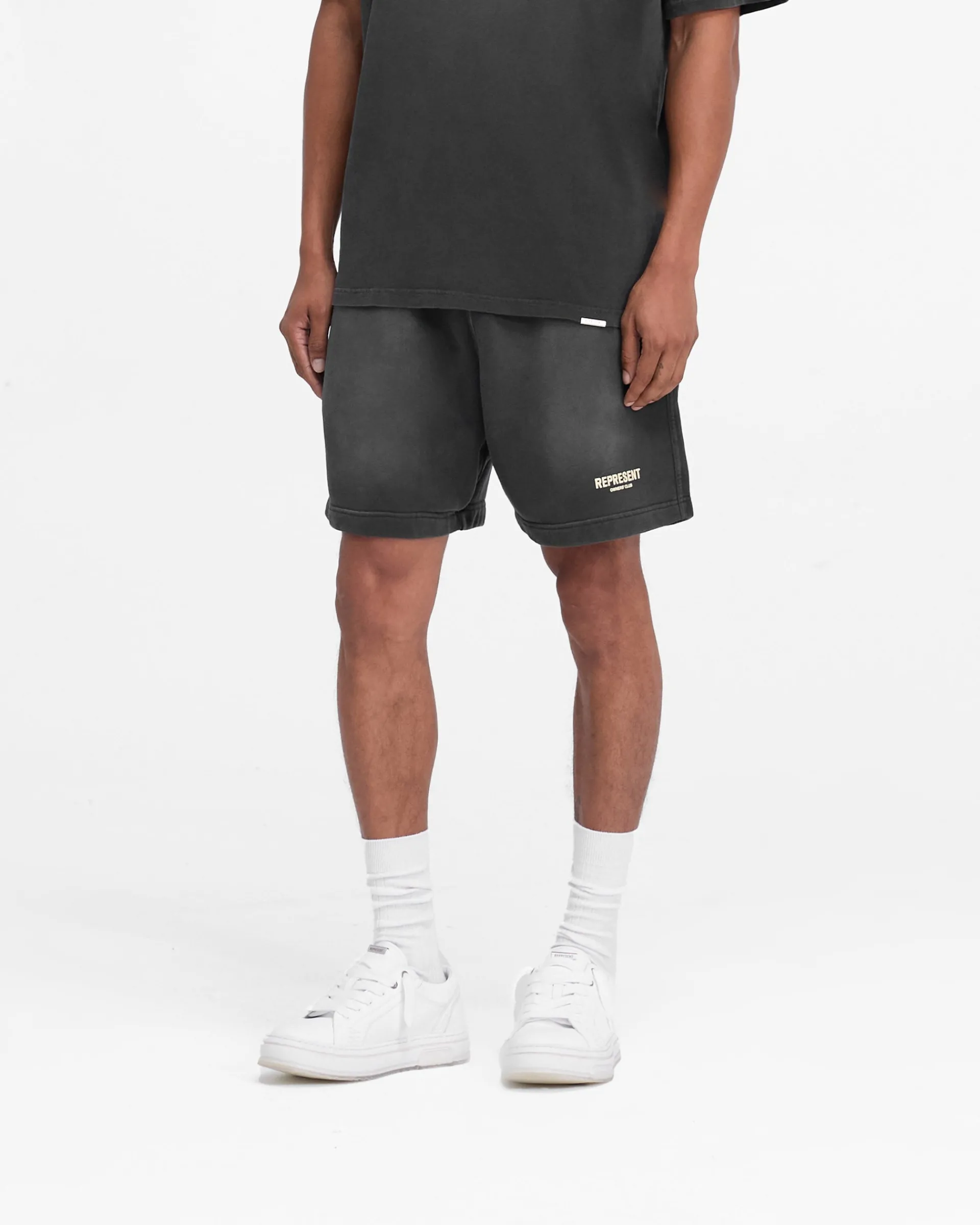 Represent Owners Club Shorts - Aged Black> Shorts
