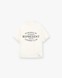 Represent Owners Club Stamp T-Shirt - Flat White> T-Shirts