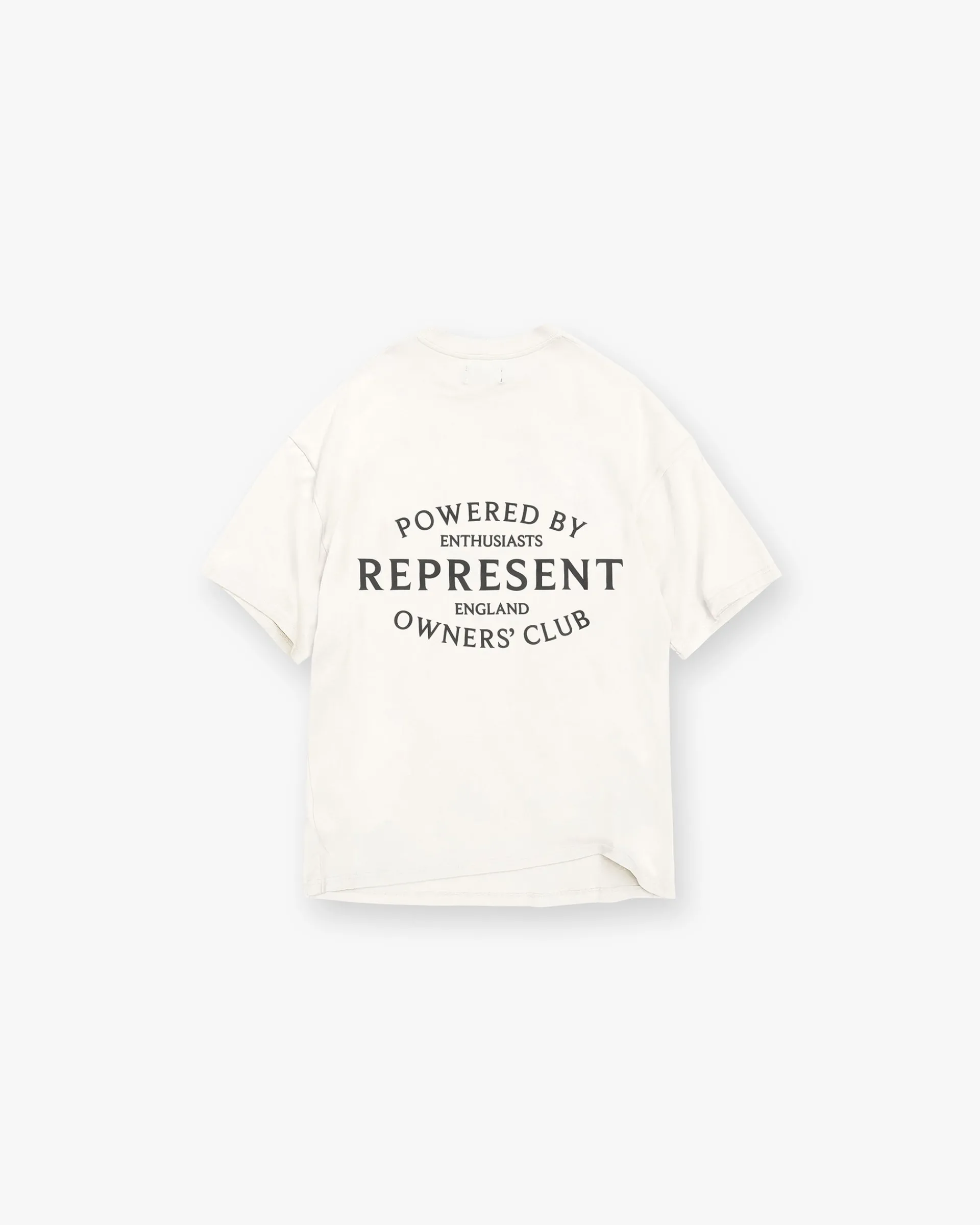 Represent Owners Club Stamp T-Shirt - Flat White> T-Shirts