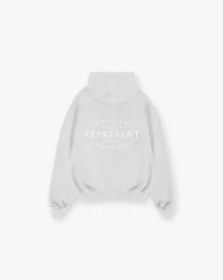 Represent Owners Club Stamp Hoodie - Ash Grey> Hoodies