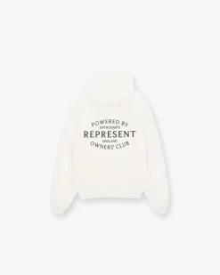 Represent Owners Club Stamp Hoodie - Flat White> Hoodies