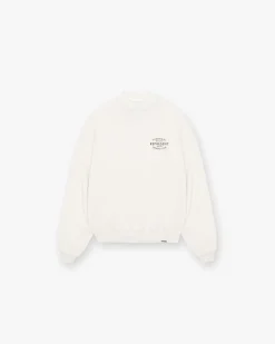 Represent Owners Club Stamp Sweater - Flat White> Sweaters