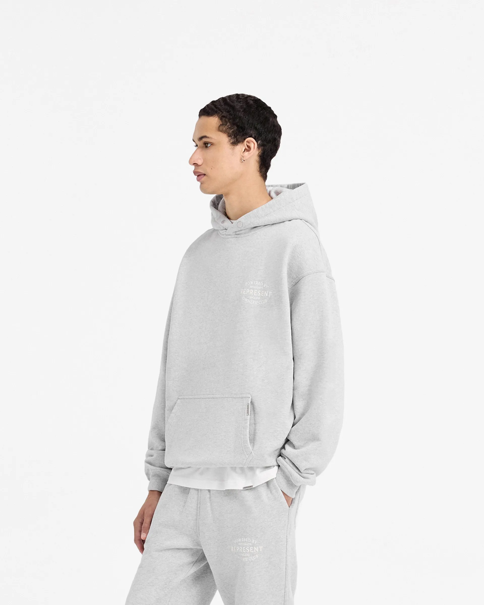 Represent Owners Club Stamp Hoodie - Ash Grey> Hoodies