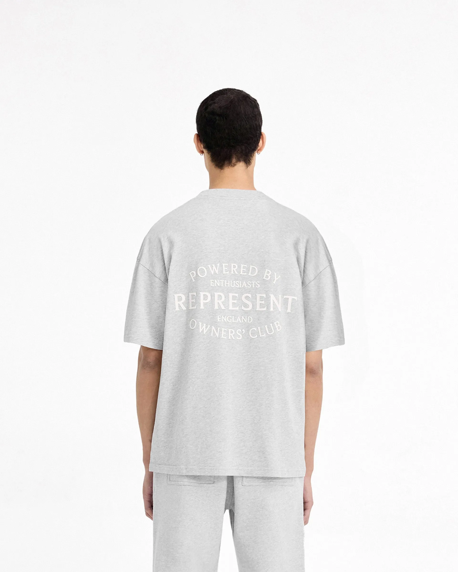 Represent Owners Club Stamp T-Shirt - Ash Grey> T-Shirts