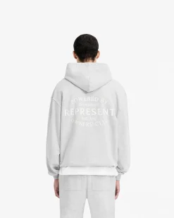 Represent Owners Club Stamp Hoodie - Ash Grey><noscript><img width=