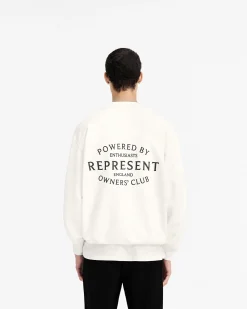 Represent Owners Club Stamp Sweater - Flat White><noscript><img width=