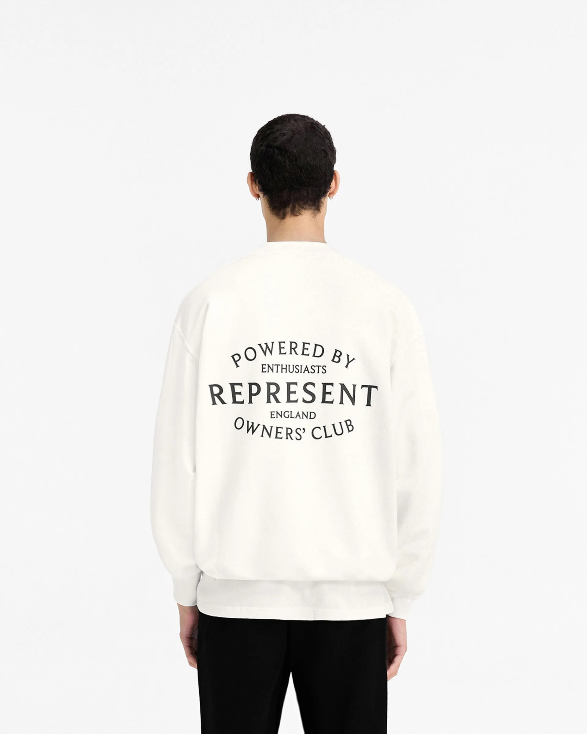 Represent Owners Club Stamp Sweater - Flat White> Sweaters
