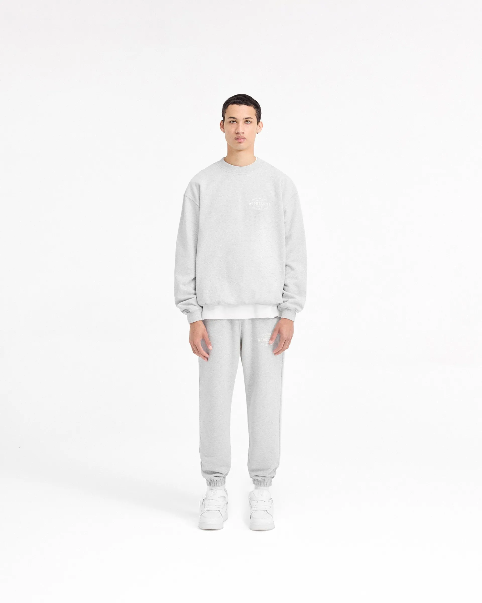 Represent Owners Club Stamp Sweater - Ash Grey> Sweaters