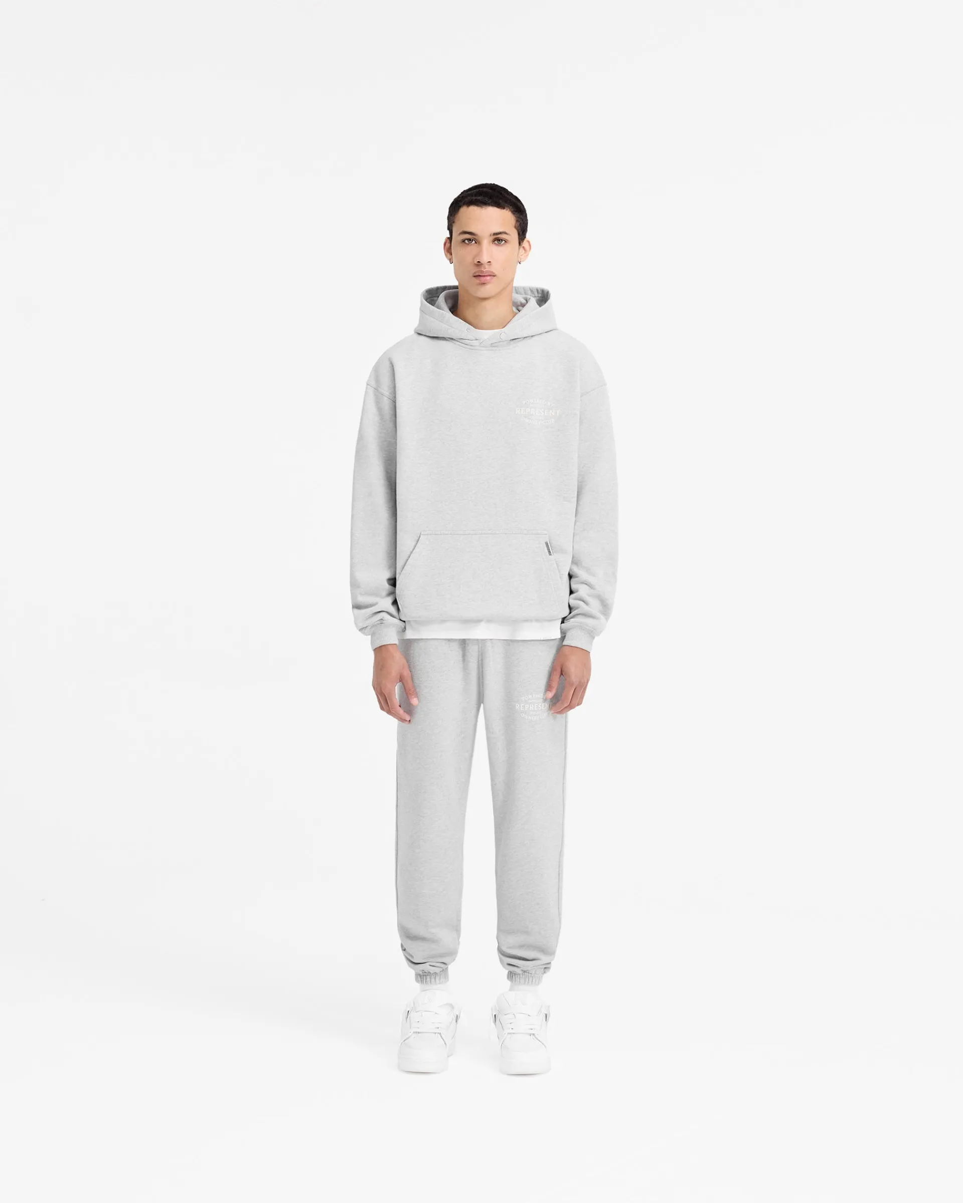 Represent Owners Club Stamp Hoodie - Ash Grey> Hoodies
