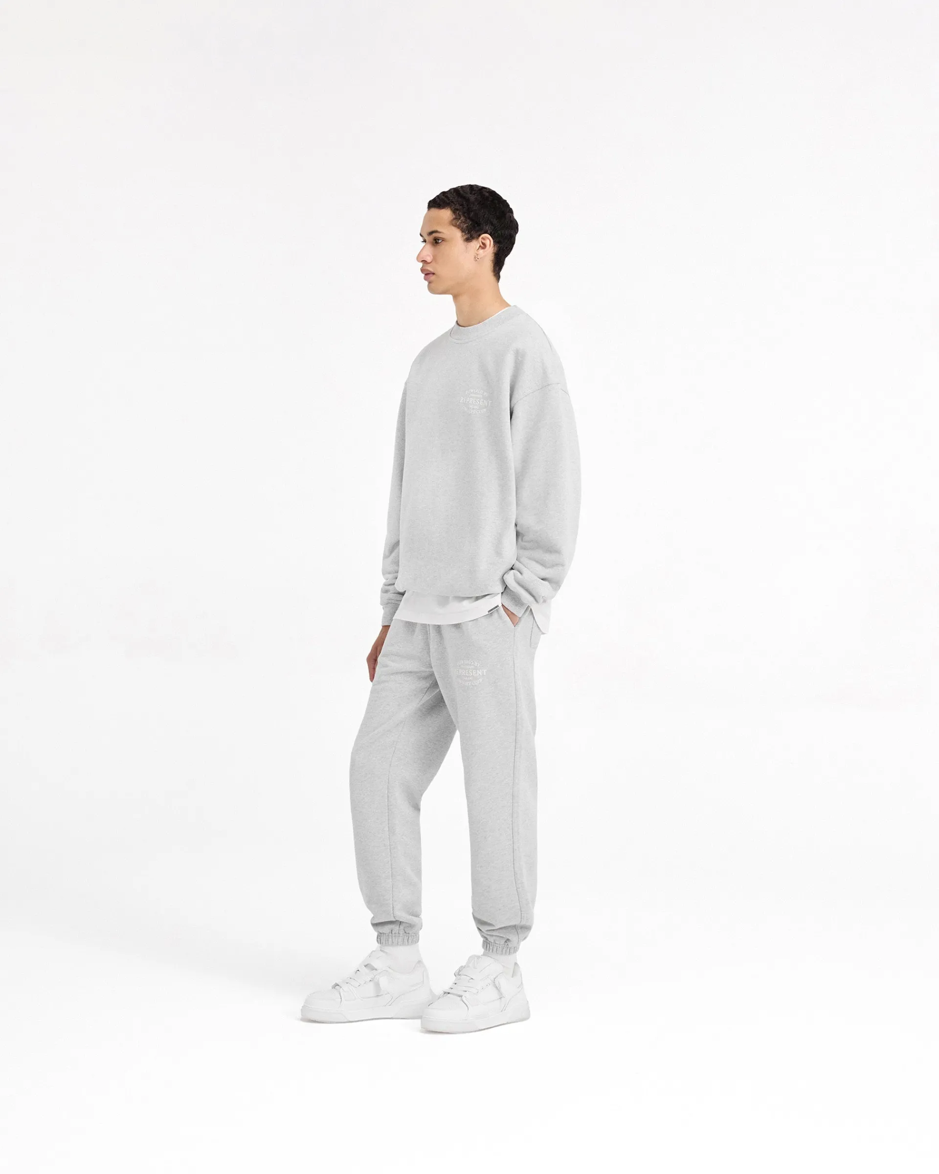 Represent Owners Club Stamp Sweater - Ash Grey> Sweaters