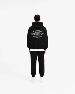 Represent Owners Club Stamp Zip Up Hoodie - Jet Black><noscript><img width=