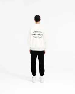 Represent Owners Club Stamp Sweater - Flat White><noscript><img width=