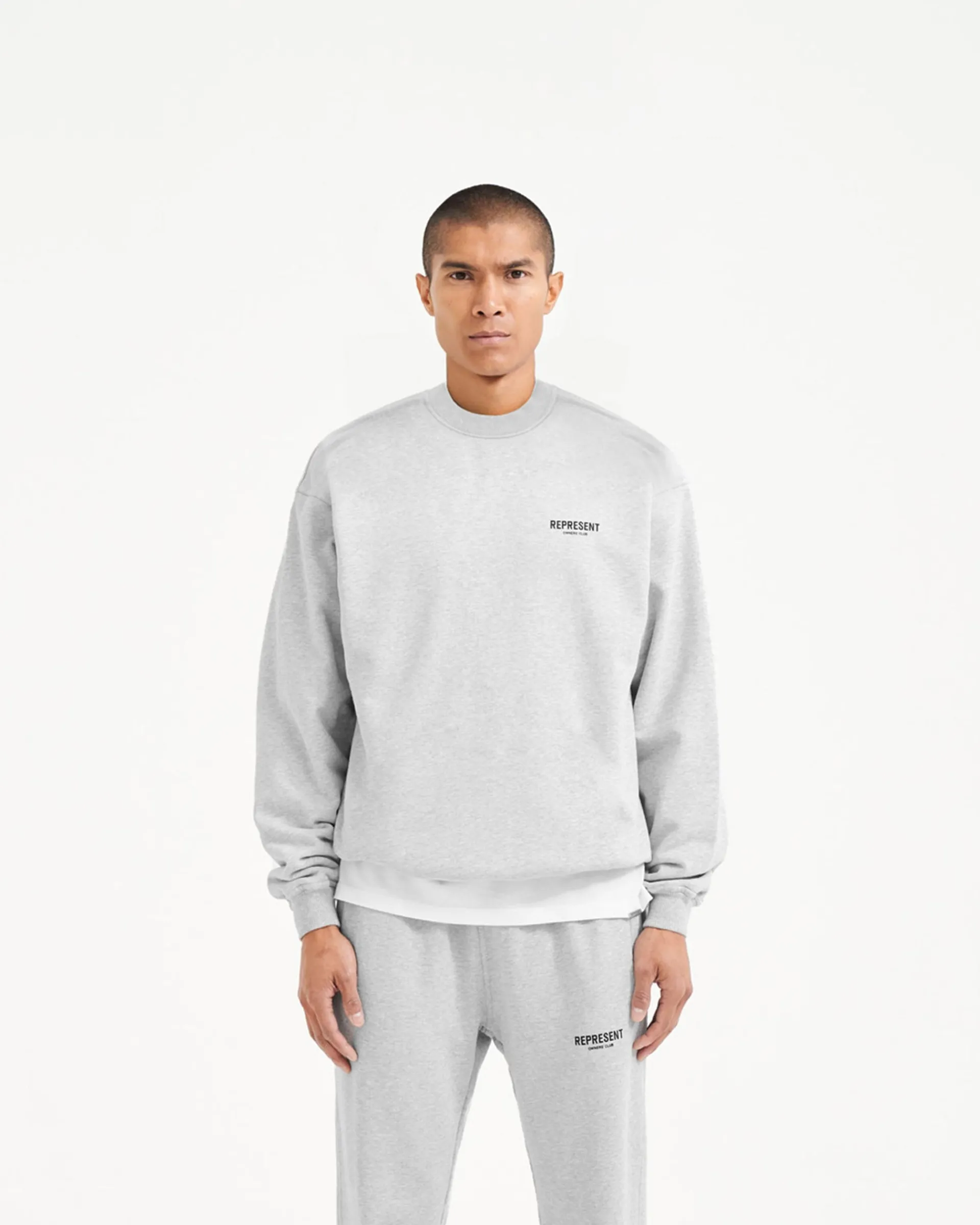 Represent Owners Club Sweater - Ash Grey> Sweaters