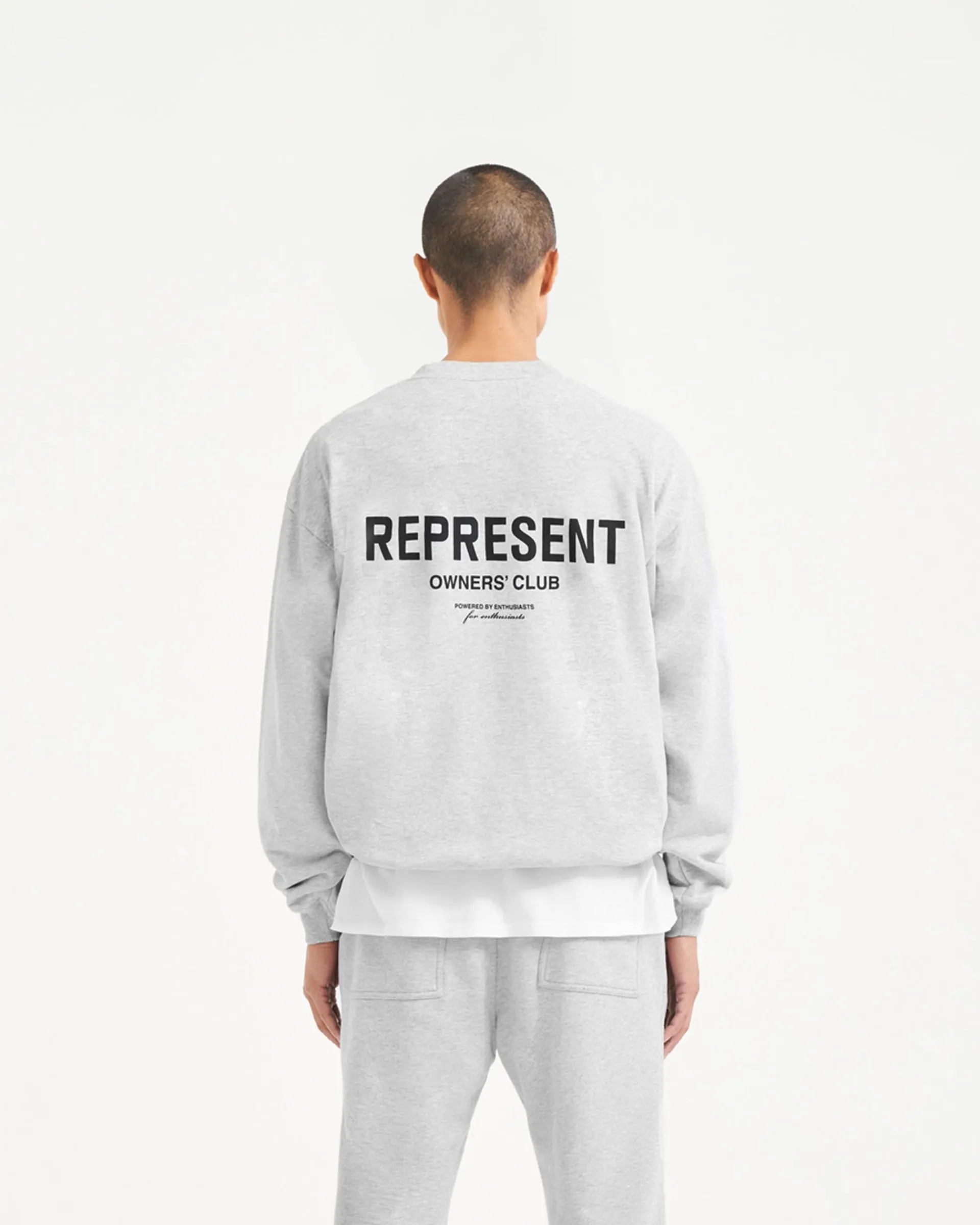 Represent Owners Club Sweater - Ash Grey> Sweaters