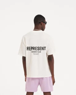 Represent Owners Club T-Shirt - Flat White><noscript><img width=