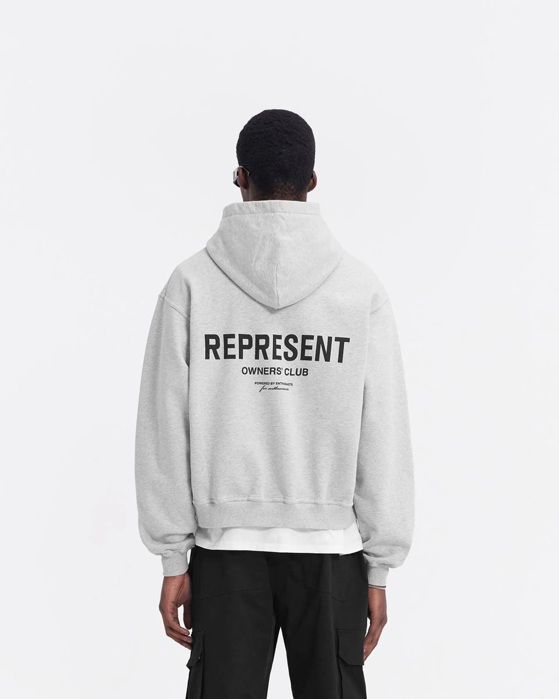 Represent Owners Club Zip Hoodie - Ash Grey> Hoodies