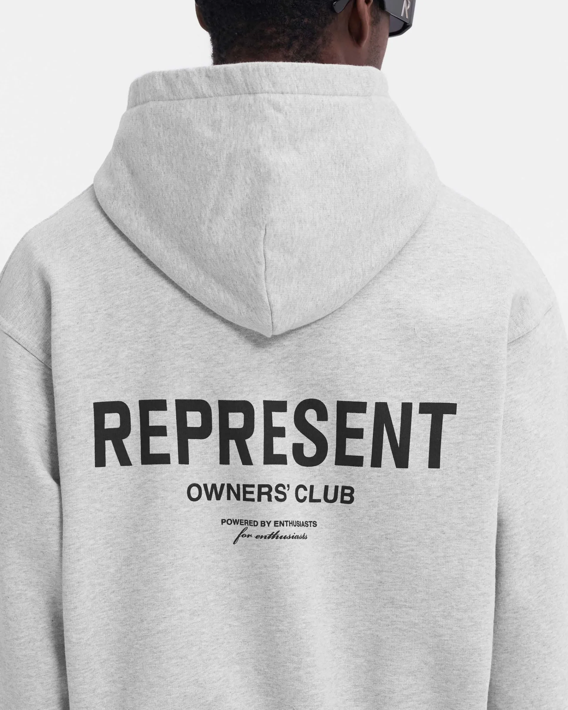 Represent Owners Club Zip Hoodie - Ash Grey> Hoodies