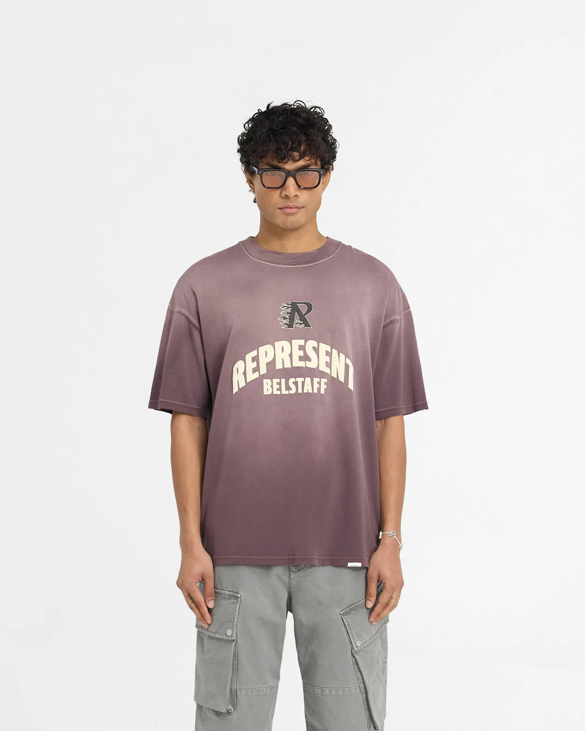 Represent X Belstaff Flame Phoenix T-Shirt -> T-Shirts