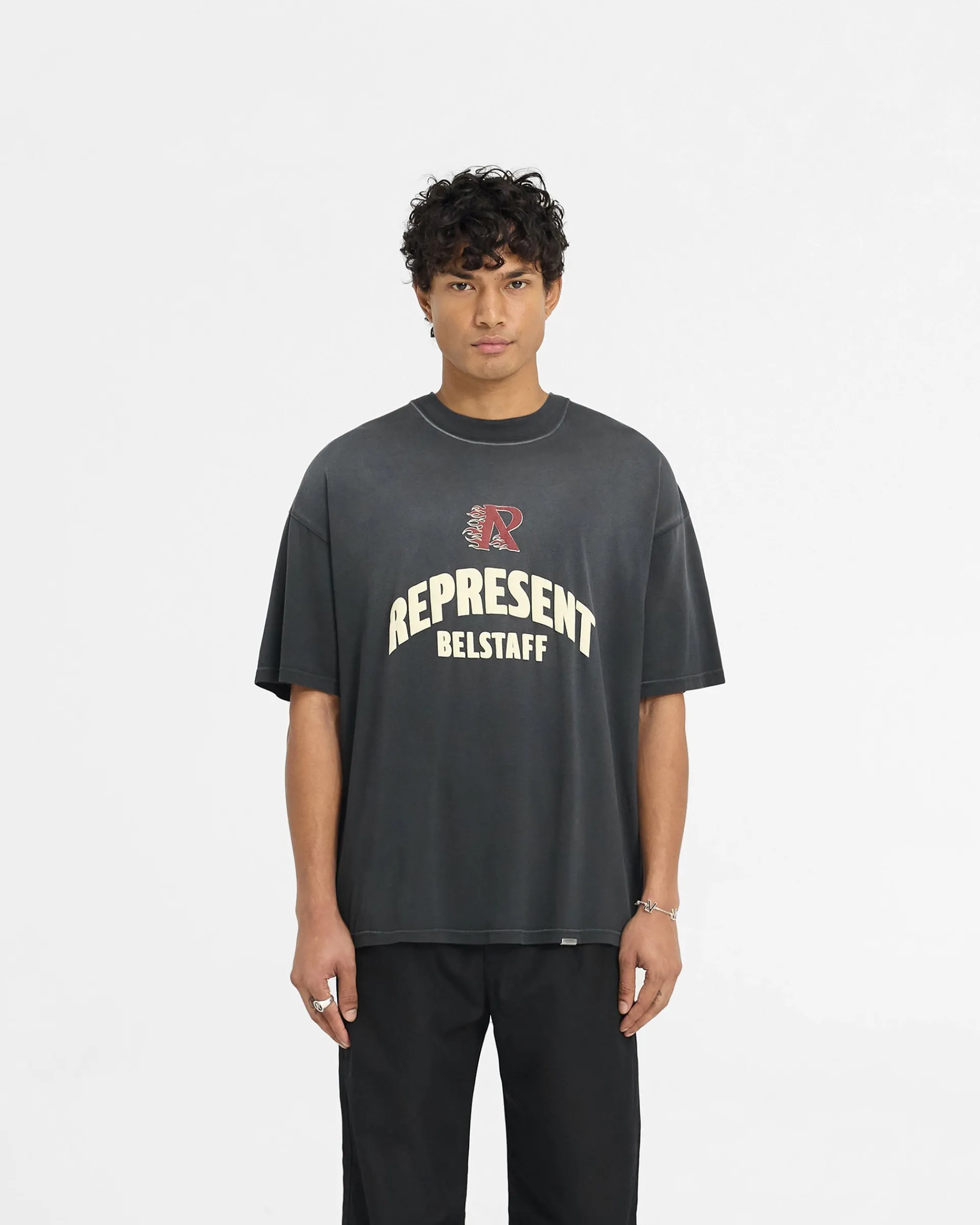 Represent X Belstaff Flame Phoenix T-Shirt -> T-Shirts