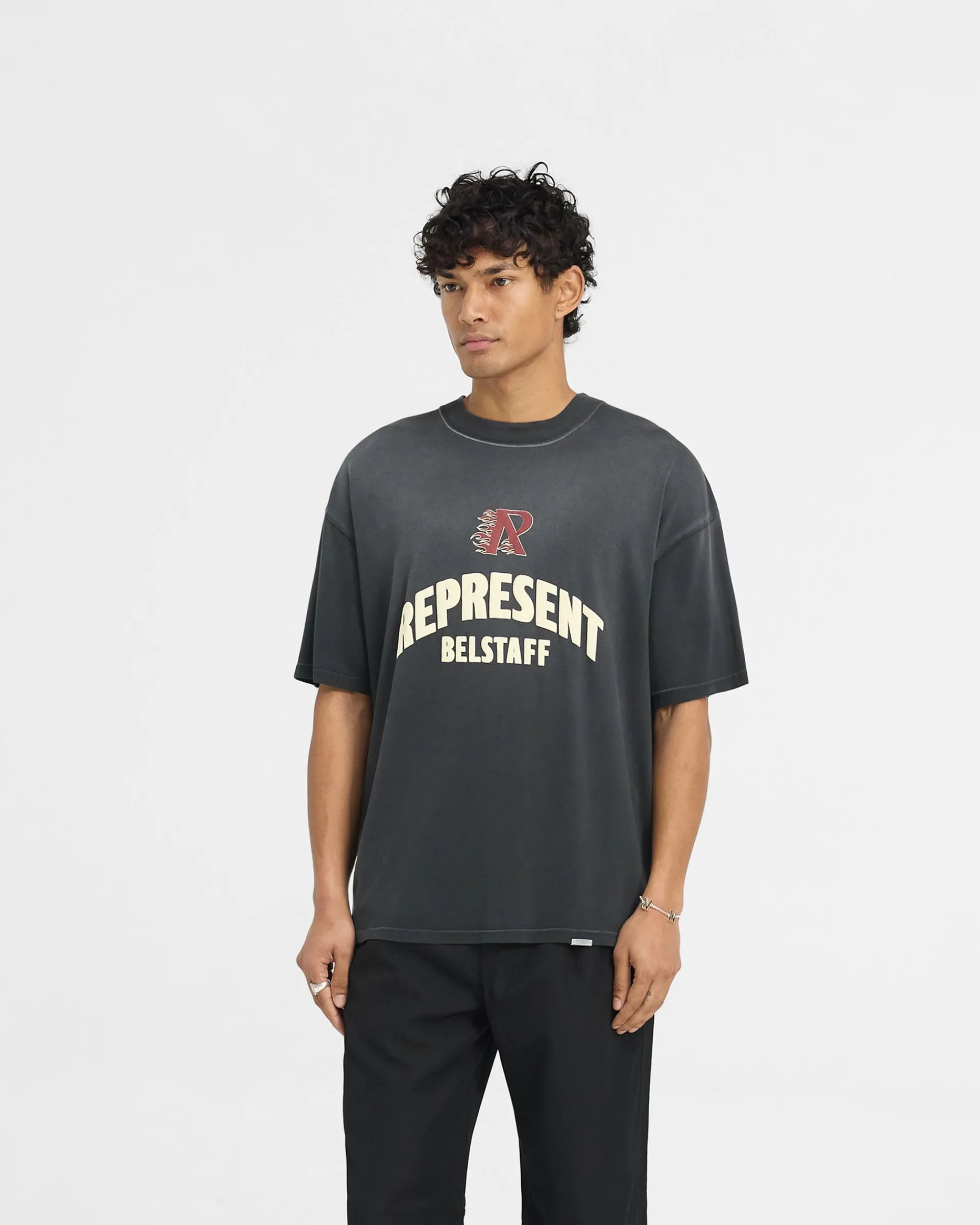 Represent X Belstaff Flame Phoenix T-Shirt -> T-Shirts