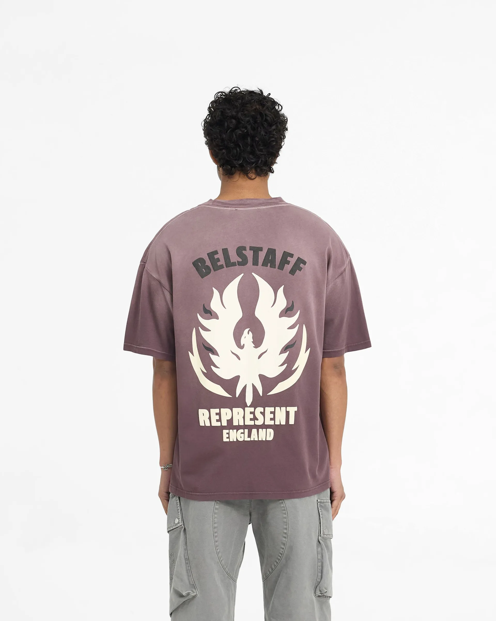 Represent X Belstaff Flame Phoenix T-Shirt -> T-Shirts