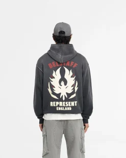 Represent X Belstaff Flame Phoenix Hoodie -><noscript><img width=