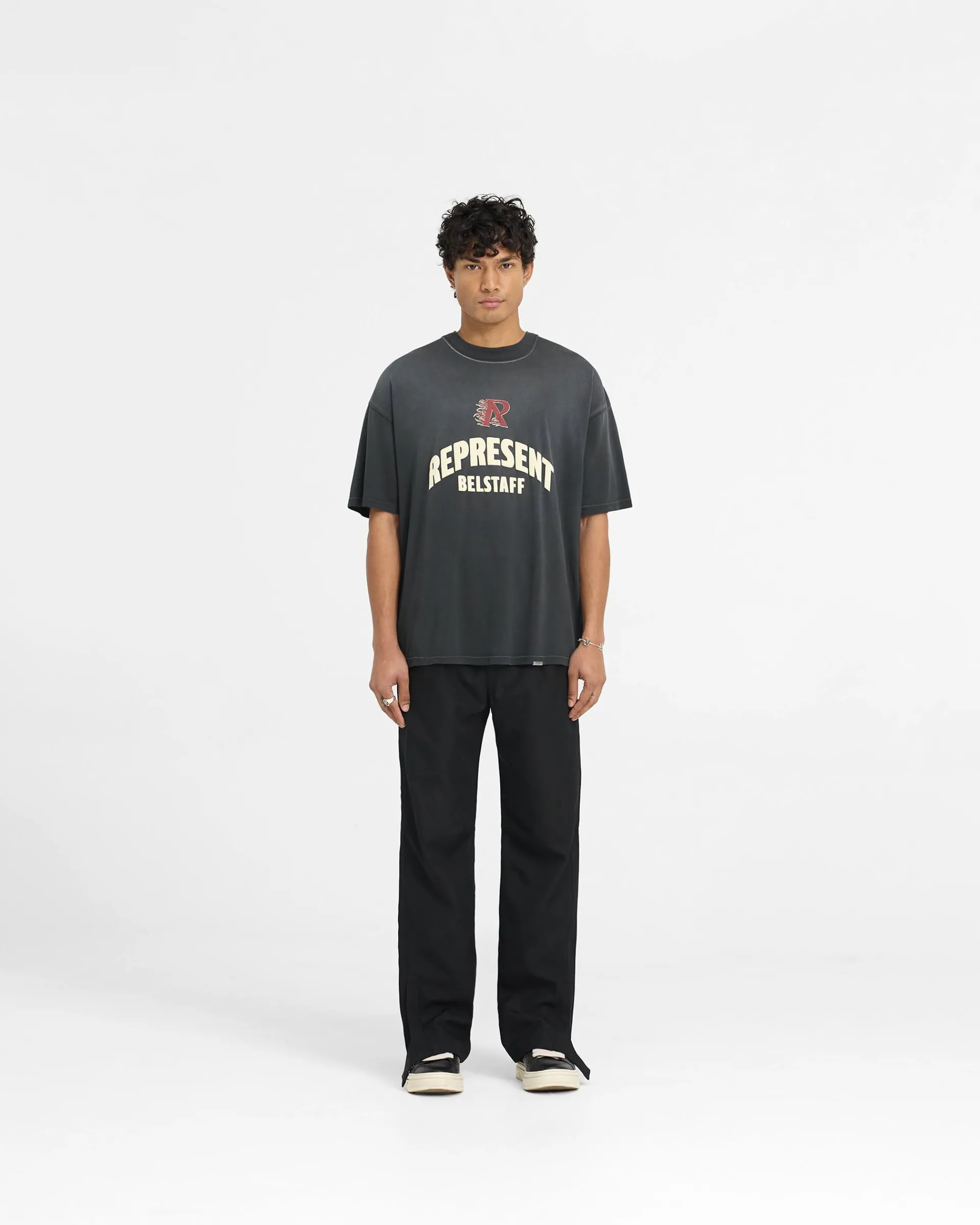Represent X Belstaff Flame Phoenix T-Shirt -> T-Shirts