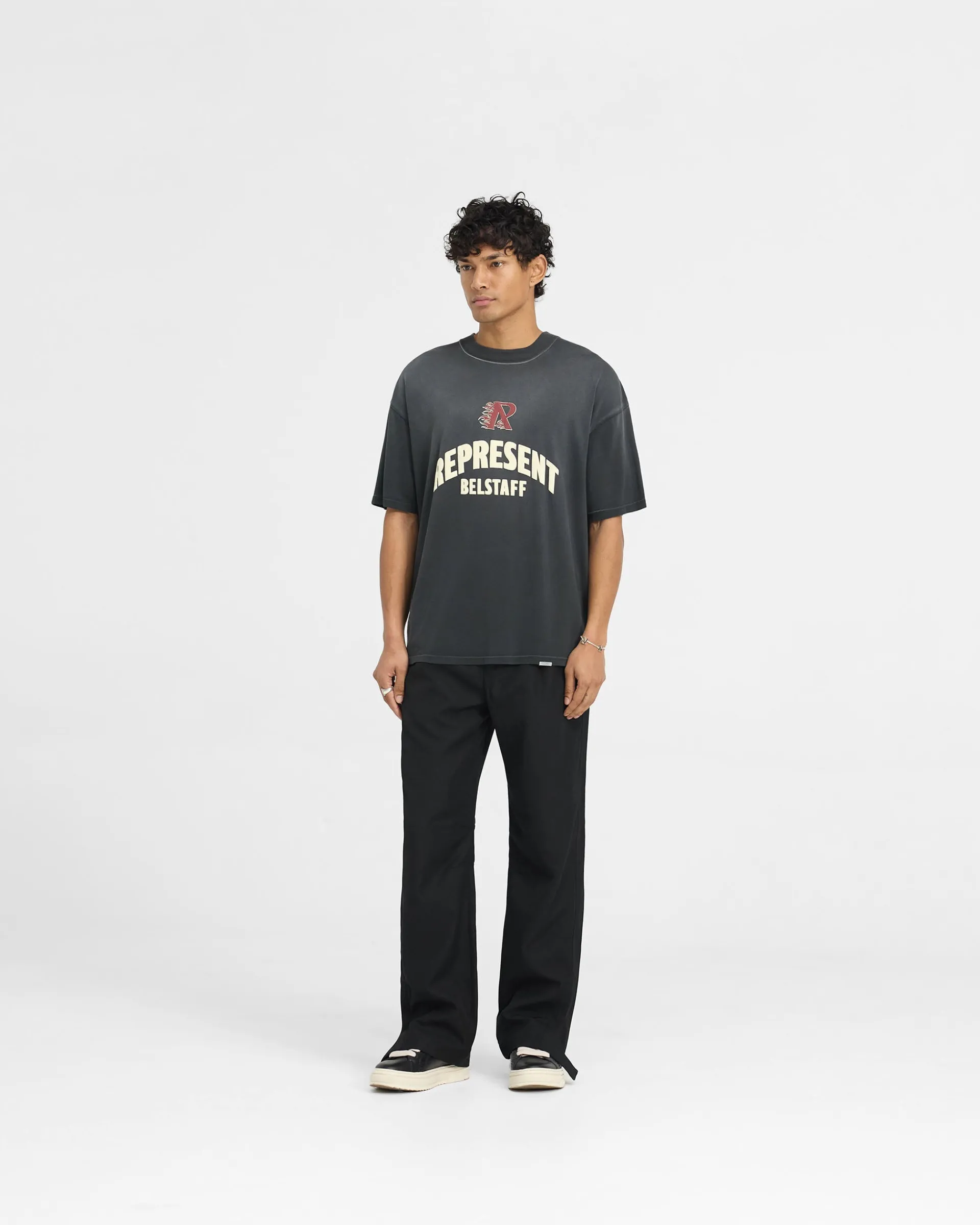 Represent X Belstaff Flame Phoenix T-Shirt -> T-Shirts