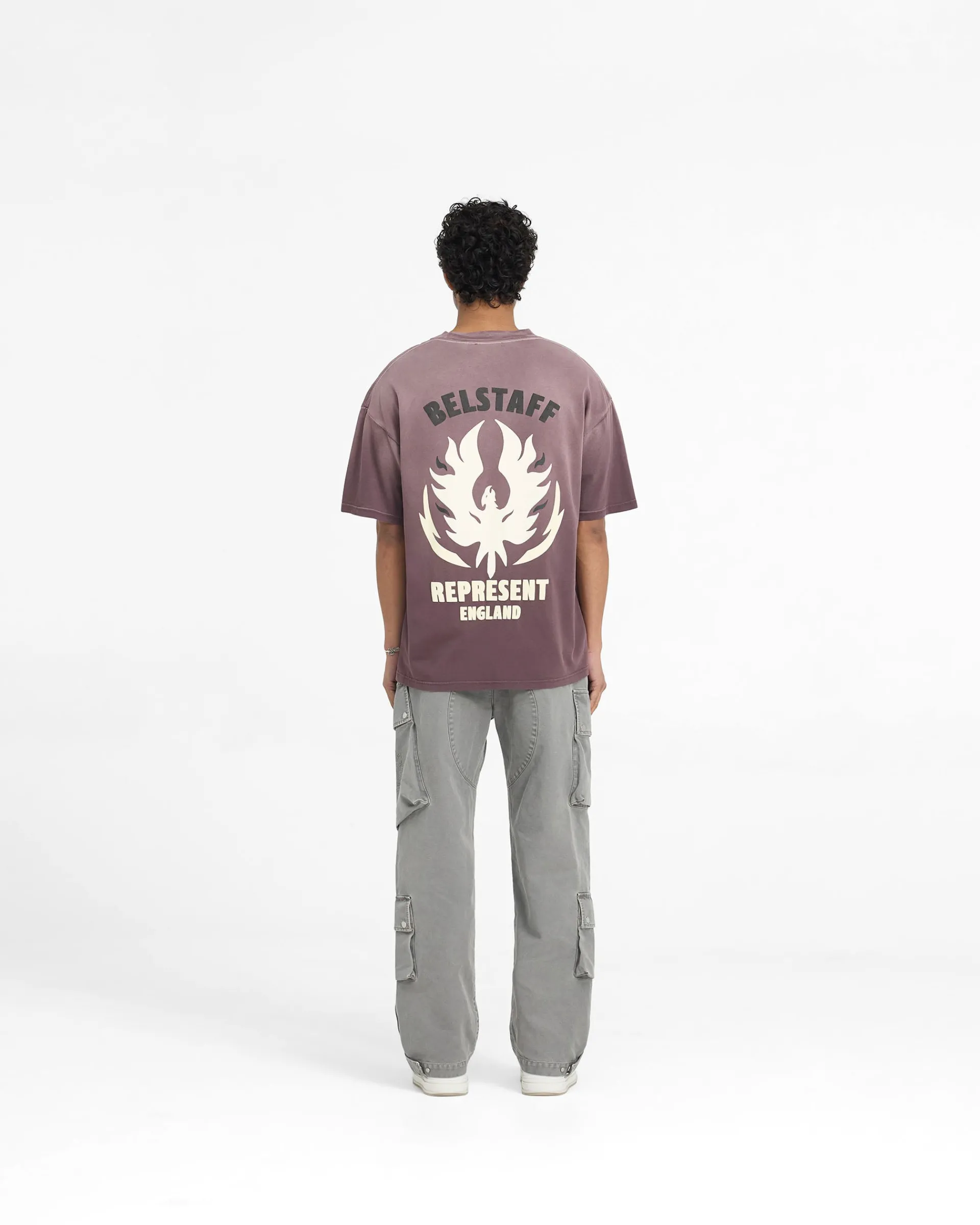 Represent X Belstaff Flame Phoenix T-Shirt -> T-Shirts
