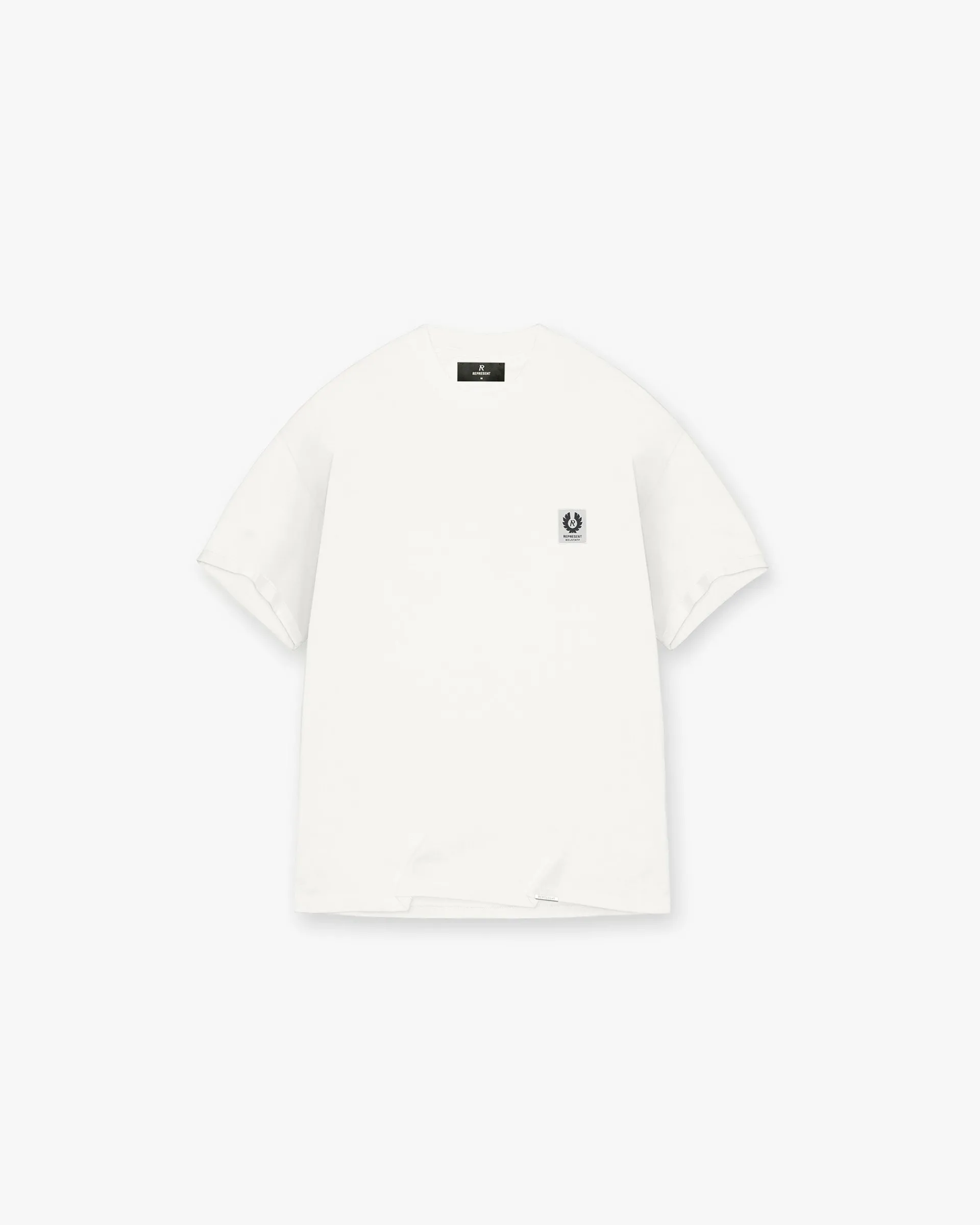 Represent X Belstaff Patch T-Shirt - Flat White> T-Shirts