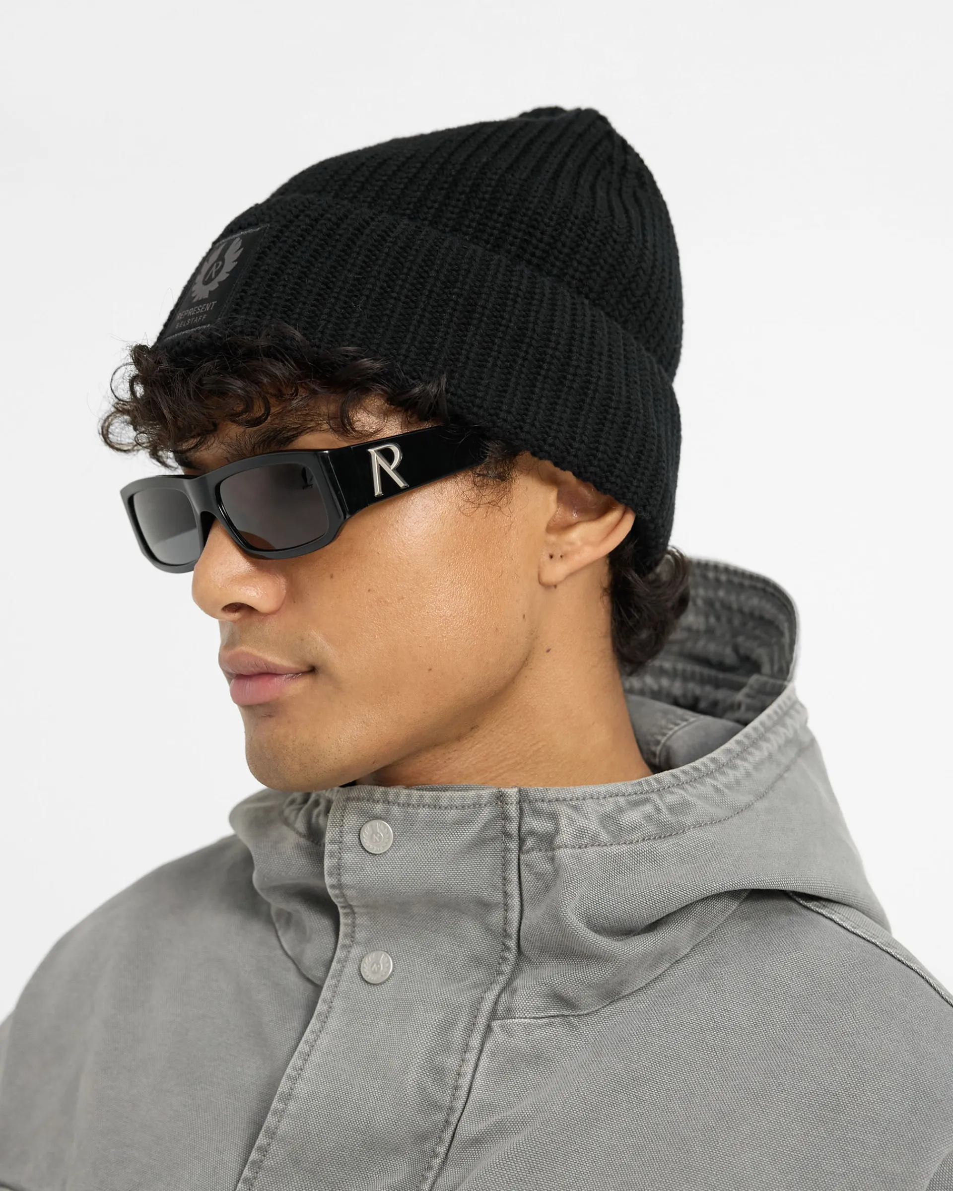 Represent X Belstaff Patch Beanie -> Beanies