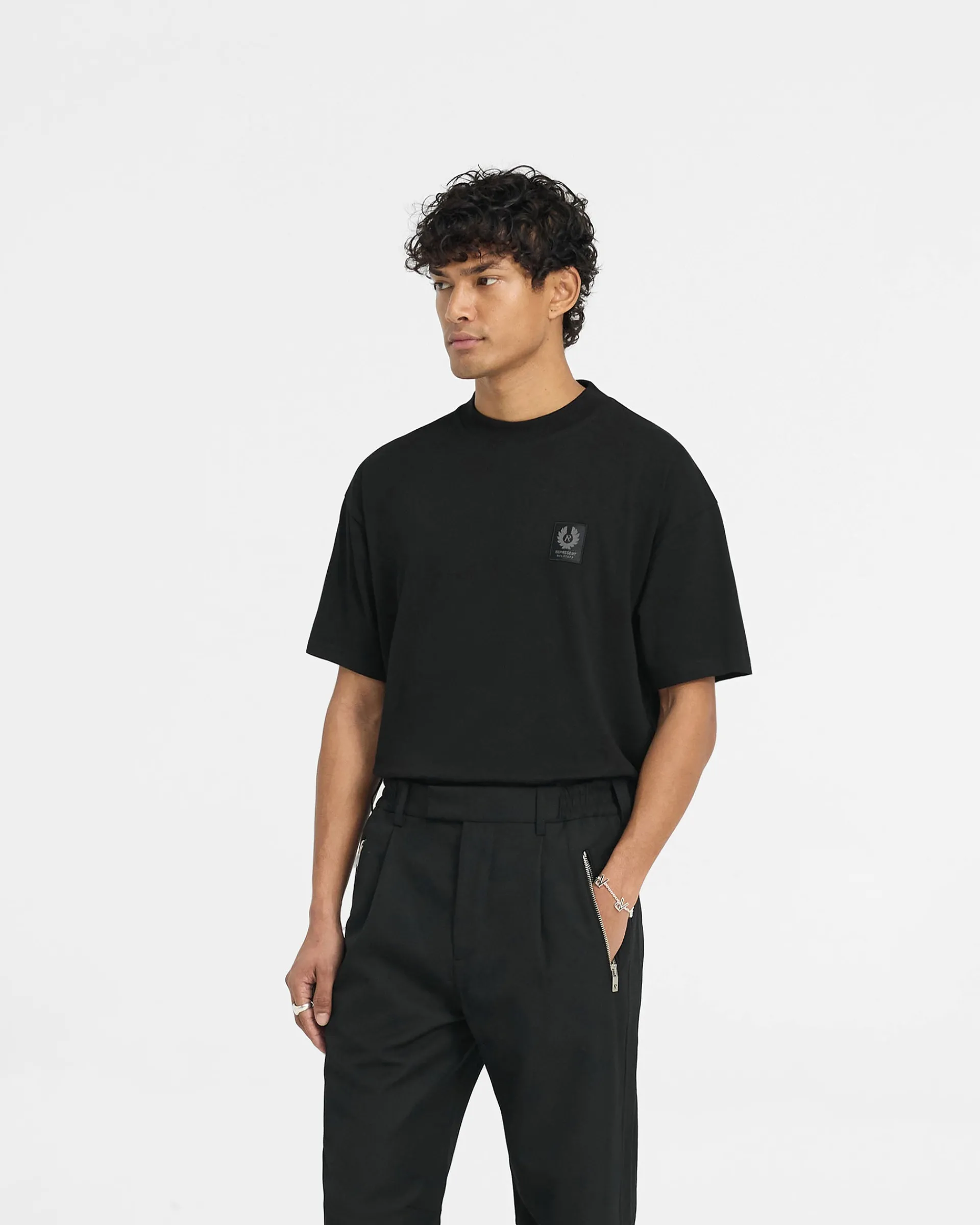 Represent X Belstaff Patch T-Shirt -> T-Shirts