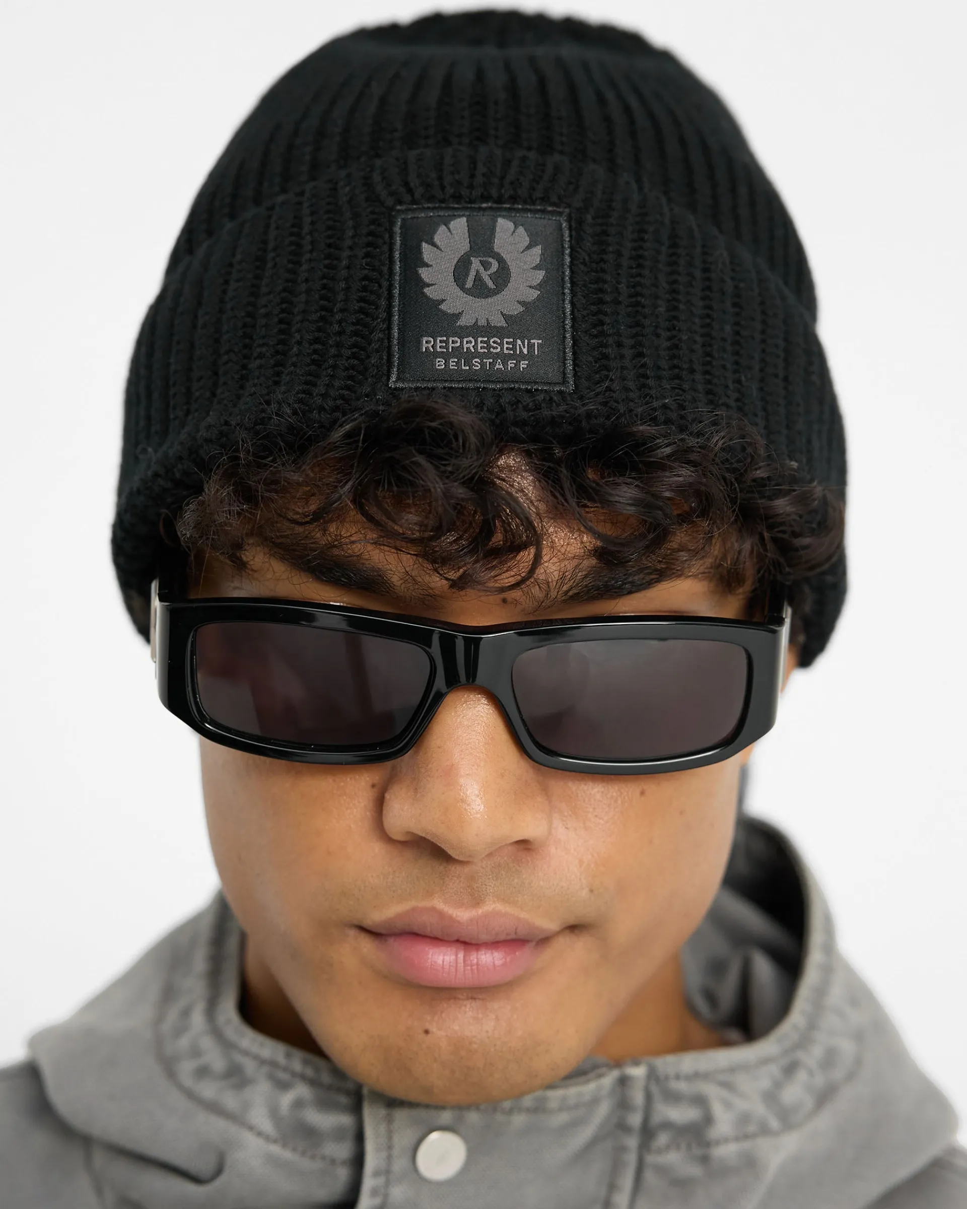 Represent X Belstaff Patch Beanie -> Beanies